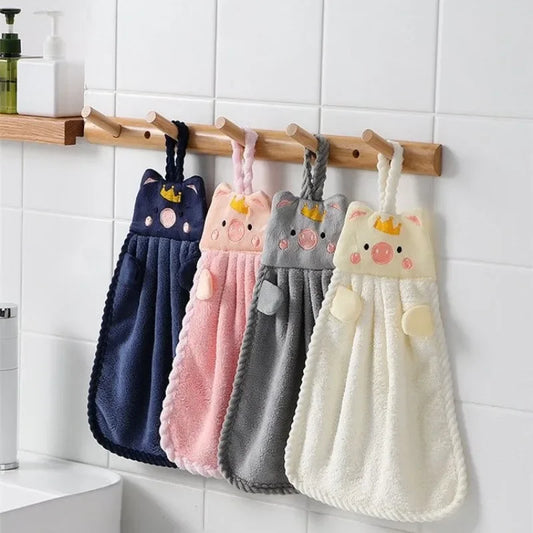 Cute Hand Towels Super Absorbent Microfiber Kitchen Towel