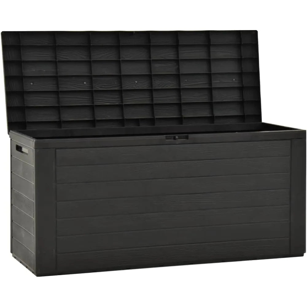 Outdoor Rattan Storage Box All Weather Deck Box For Patio