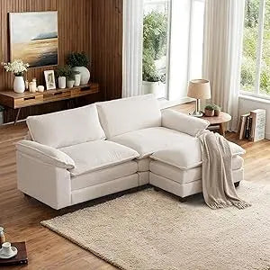 Color Convertible Sectional Sofa Modern L Shaped Couch