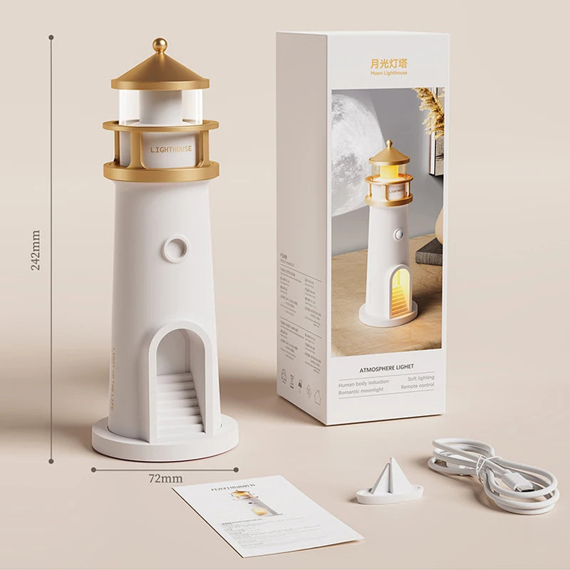 Lessdot Moon Lamp Lighthouse Nighttime Light Bluetooth