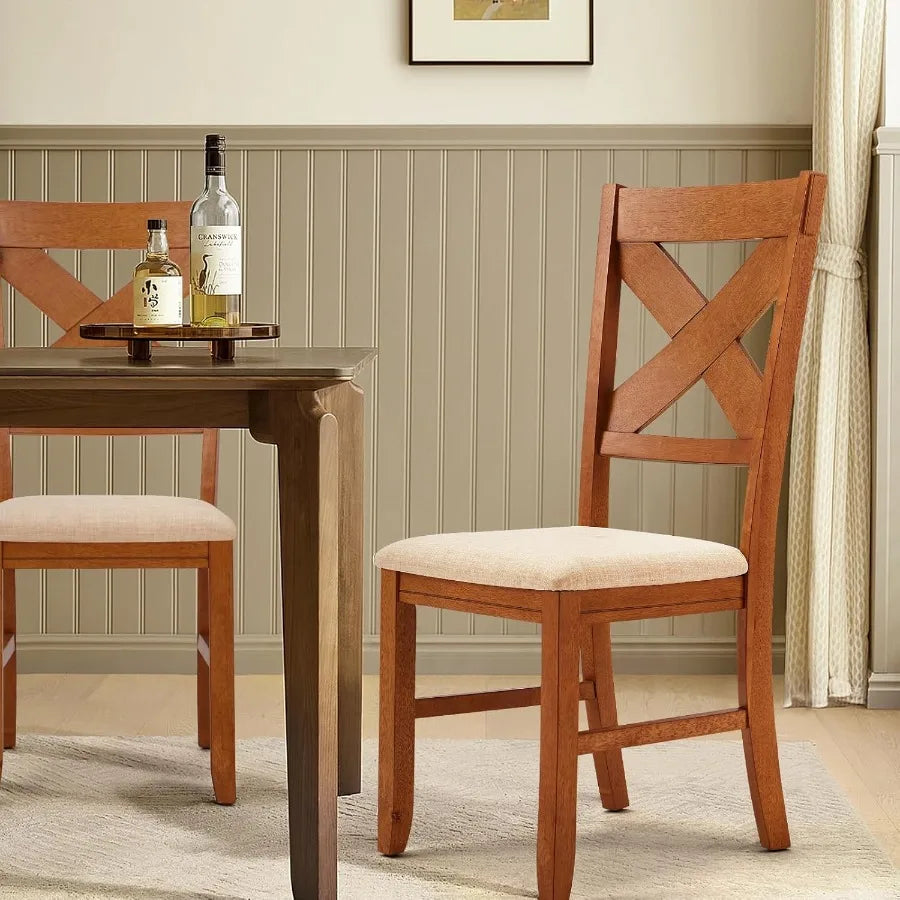 Hign-concerned Modern Farmhouse Upholstered Dining Chairs