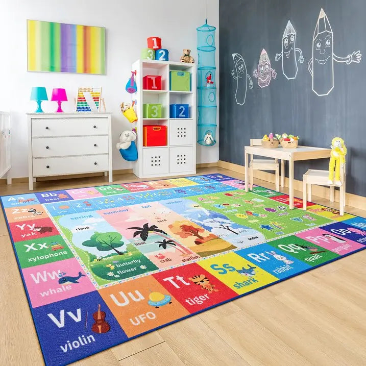 Lochas Kids Play Rug Educational & Fun Carpet Gaming Rug