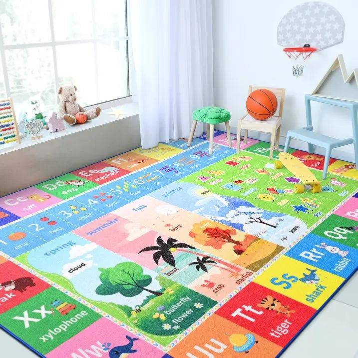 Lochas Kids Play Rug Educational & Fun Carpet Gaming Rug