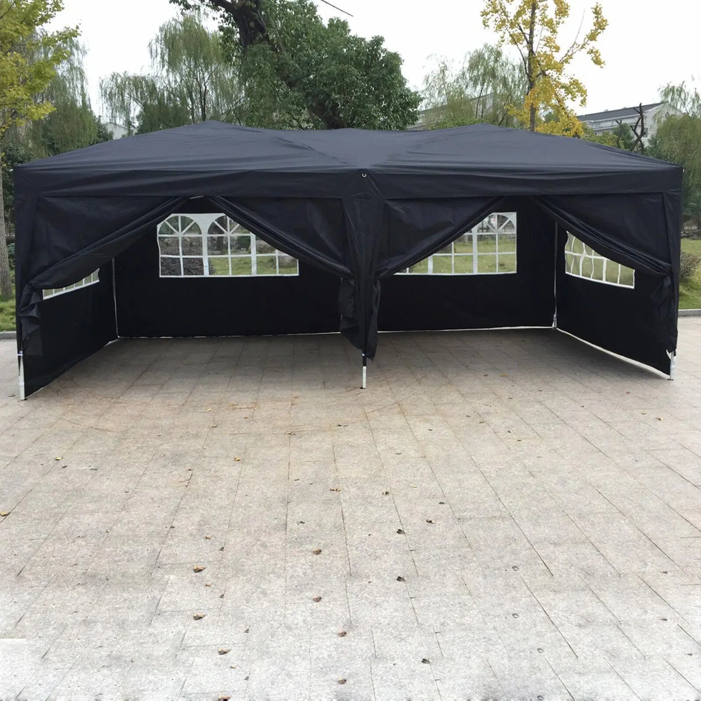 10x20 EZ Pop Up Wedding Party Tent Waterproof Gazebo Canopy Heavy Duty Outdoor Shelter