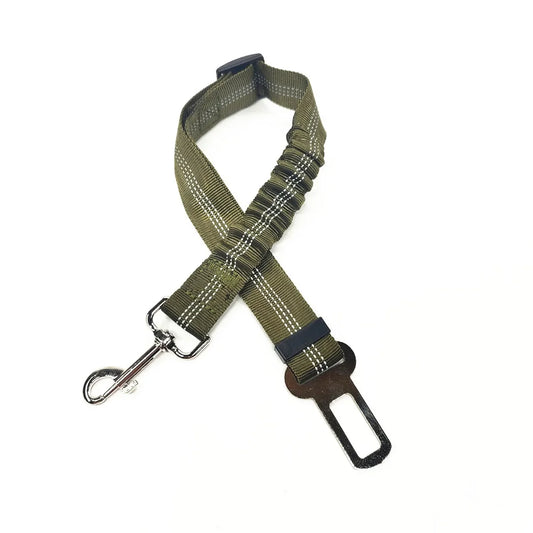 Pet Dog Car Seat Belt Retractable Elastic Reflective Safety Traction Rope Harness Accessories