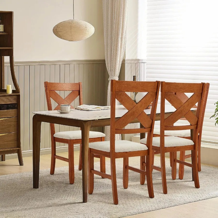 Hign-concerned Modern Farmhouse Upholstered Dining Chairs