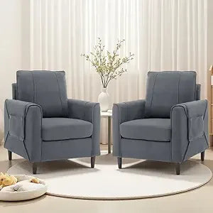 DAFIFY Mid Century Modern Accent Chair Upholstered Arm Chair