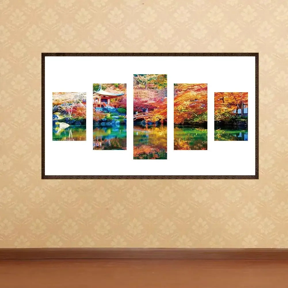 Canvas Seaside Sunset Diamond Painting 5D Full Round Kit