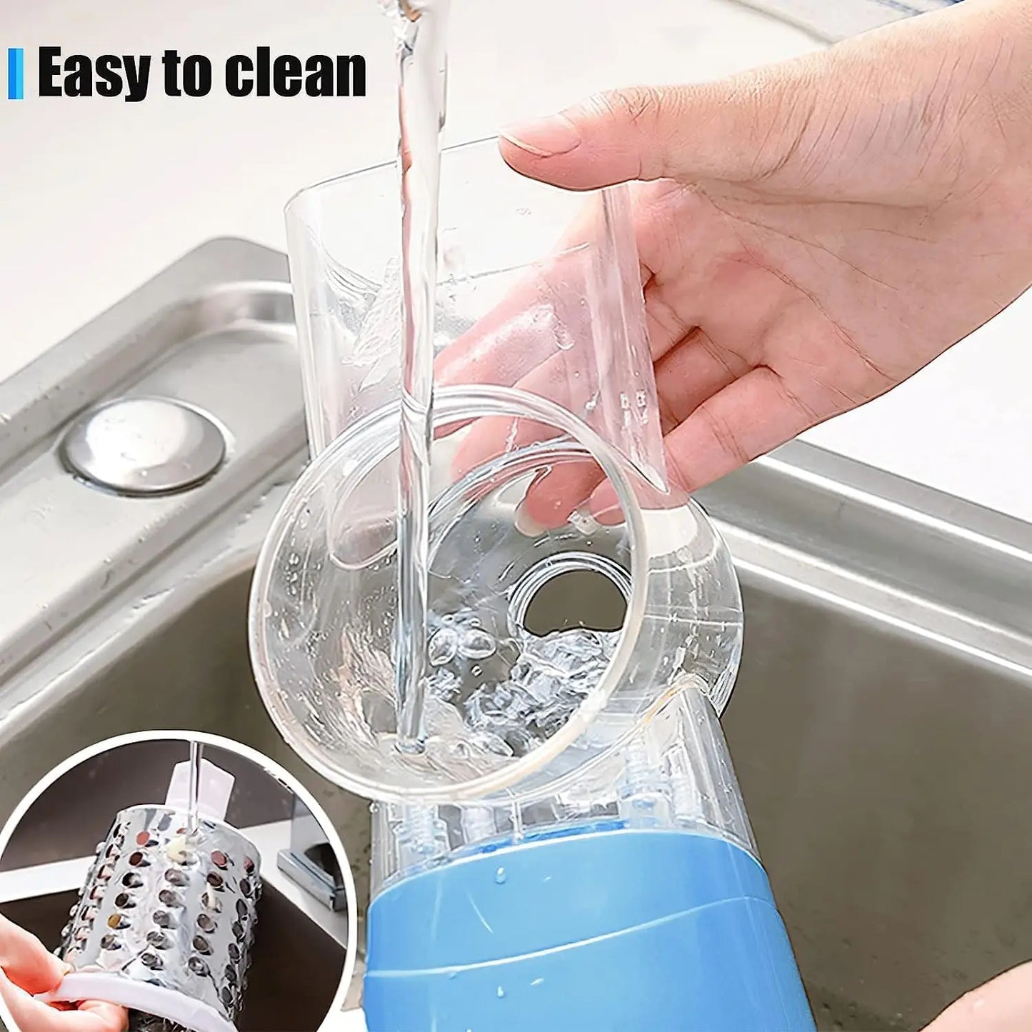 Fruit And Vegetable Tools Rotary Cheese Grater 3 In 1