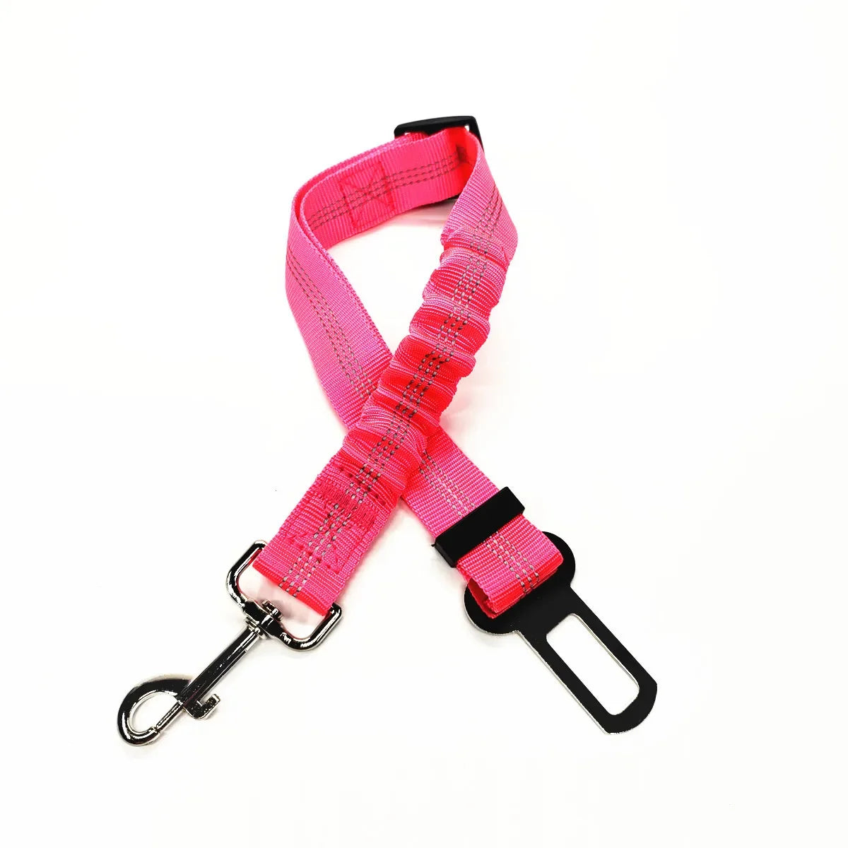 Pet Dog Car Seat Belt Retractable Elastic Reflective Safety Traction Rope Harness Accessories