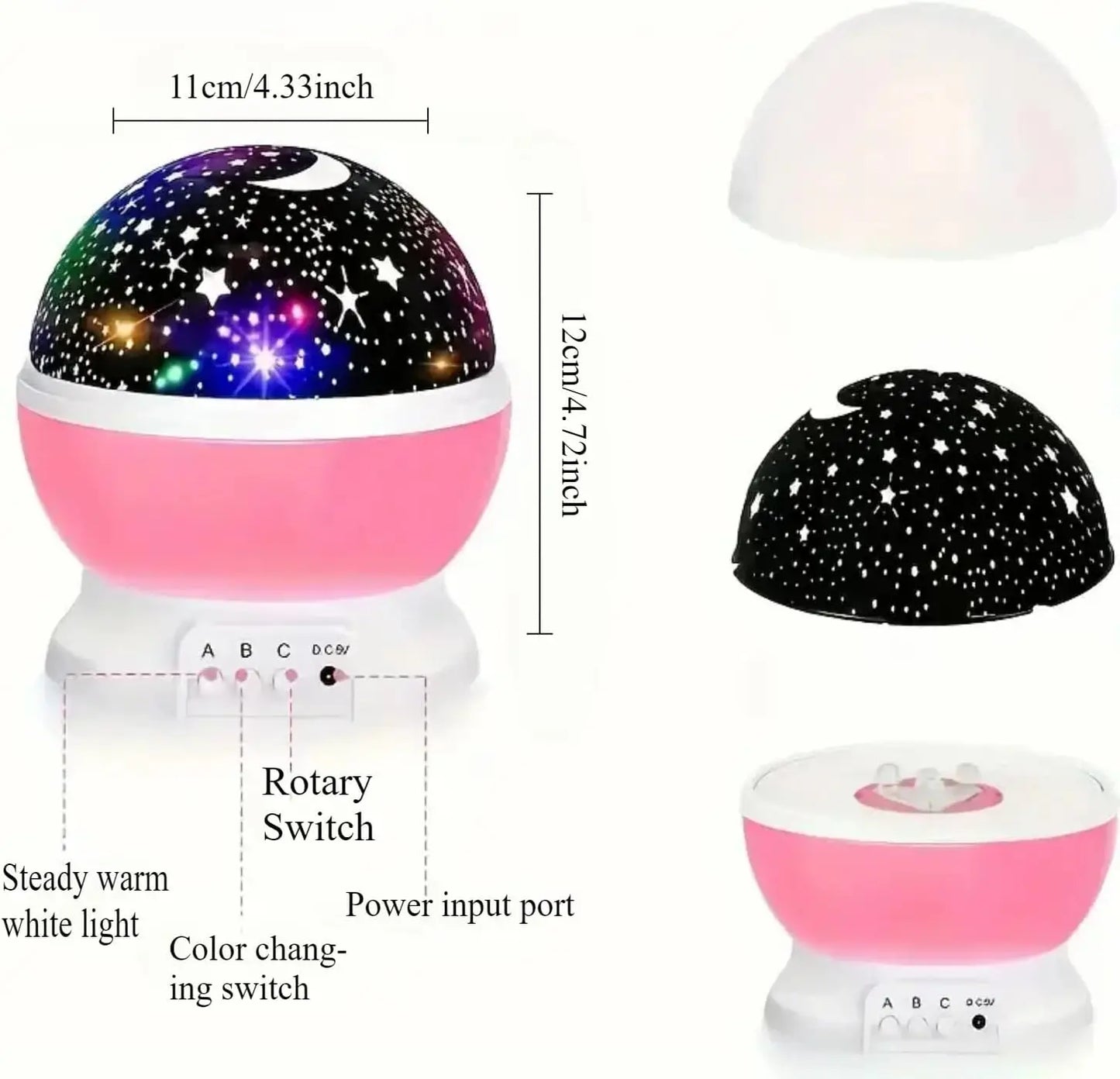 Starlight N Star Projector Night Light For Kids Bedroom