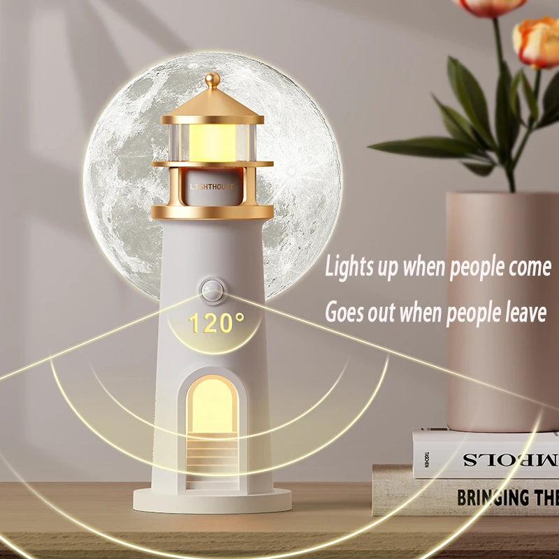 Lessdot Moon Lamp Lighthouse Nighttime Light Bluetooth
