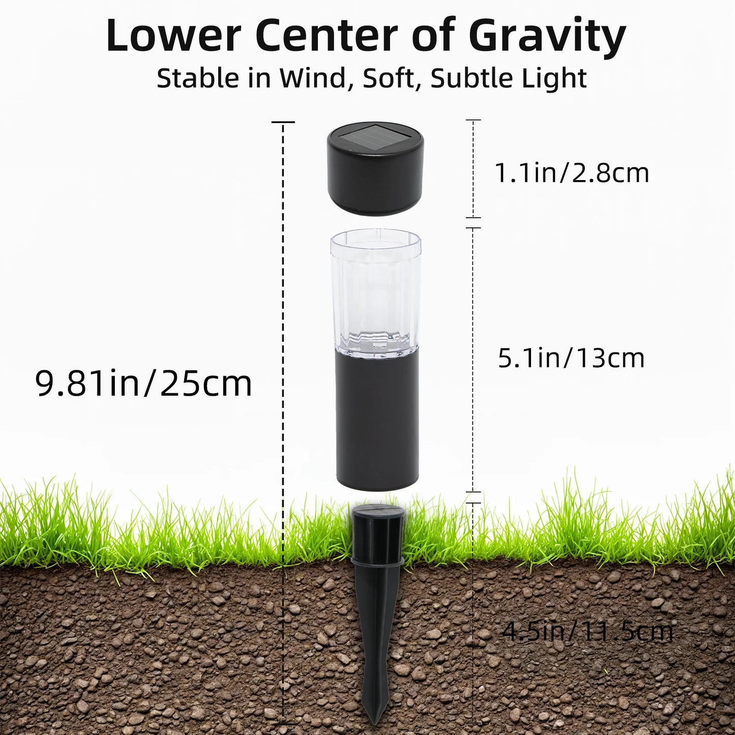 20 Pack Small Solar Pathway Lights Outdoor Dusk To Dawn Auto On Off 3000K Warm