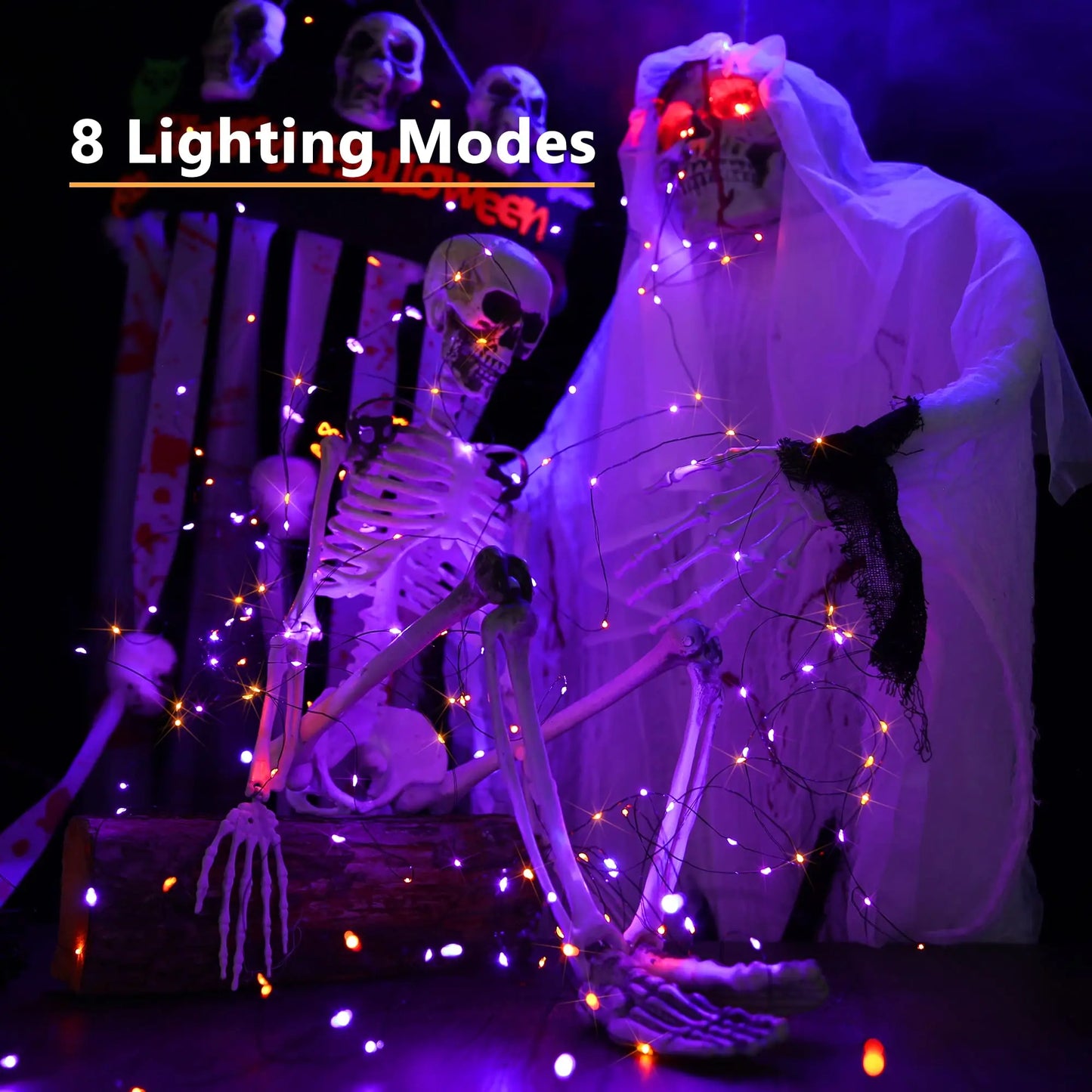 Zhejiang Solar 200LED Halloween Fairy Lights IP44 Waterproof