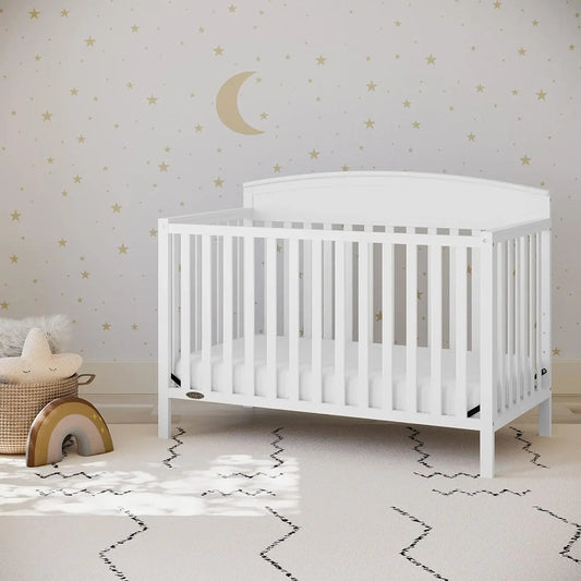 Hign-concerned 5 In 1 Convertible Crib To Toddler Bed