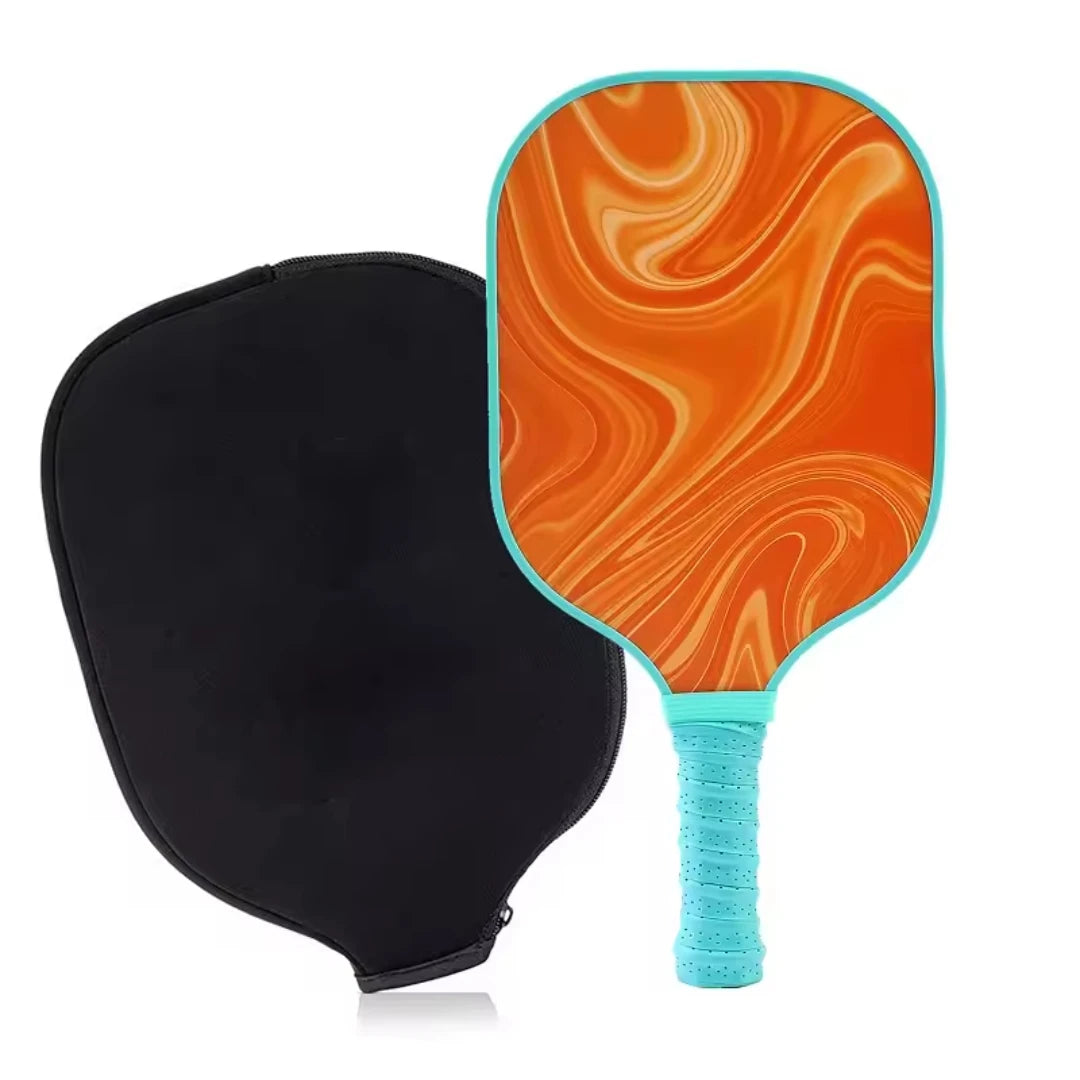 Pickleball Paddles USAPA Approved Set with Honeycomb Core and Carrying Bag Includes 4 Balls Perfect for Indoor and Outdoor Play