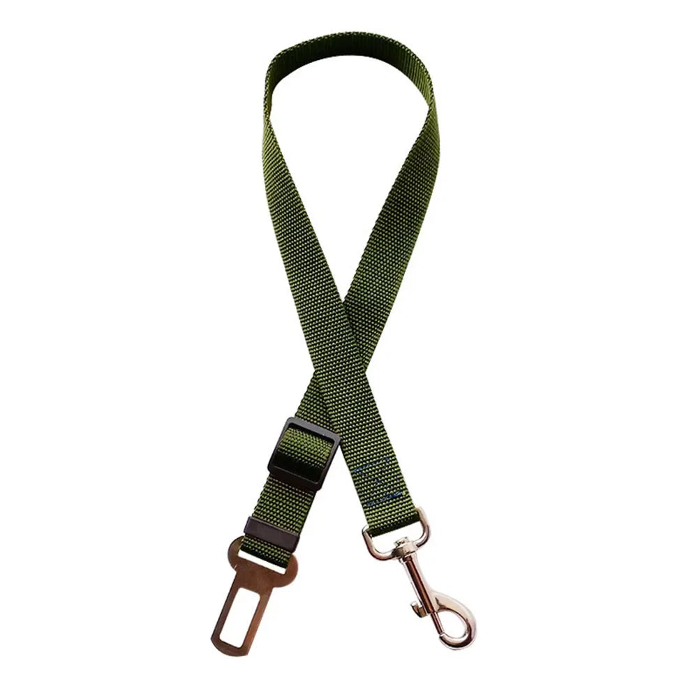 Pet Dog Car Seat Belt Retractable Elastic Reflective Safety Traction Rope Harness Accessories