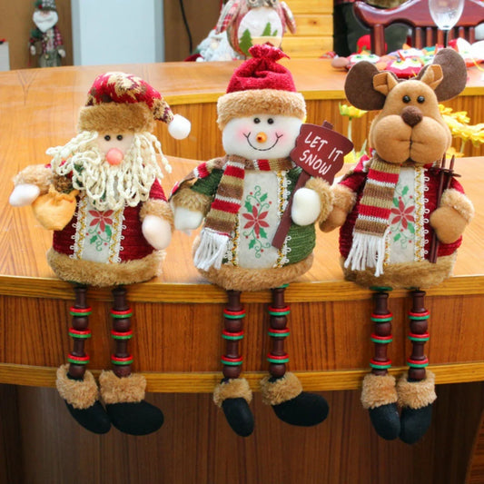 Guangdong Christmas Doll Ornaments Elk Santa Snowman