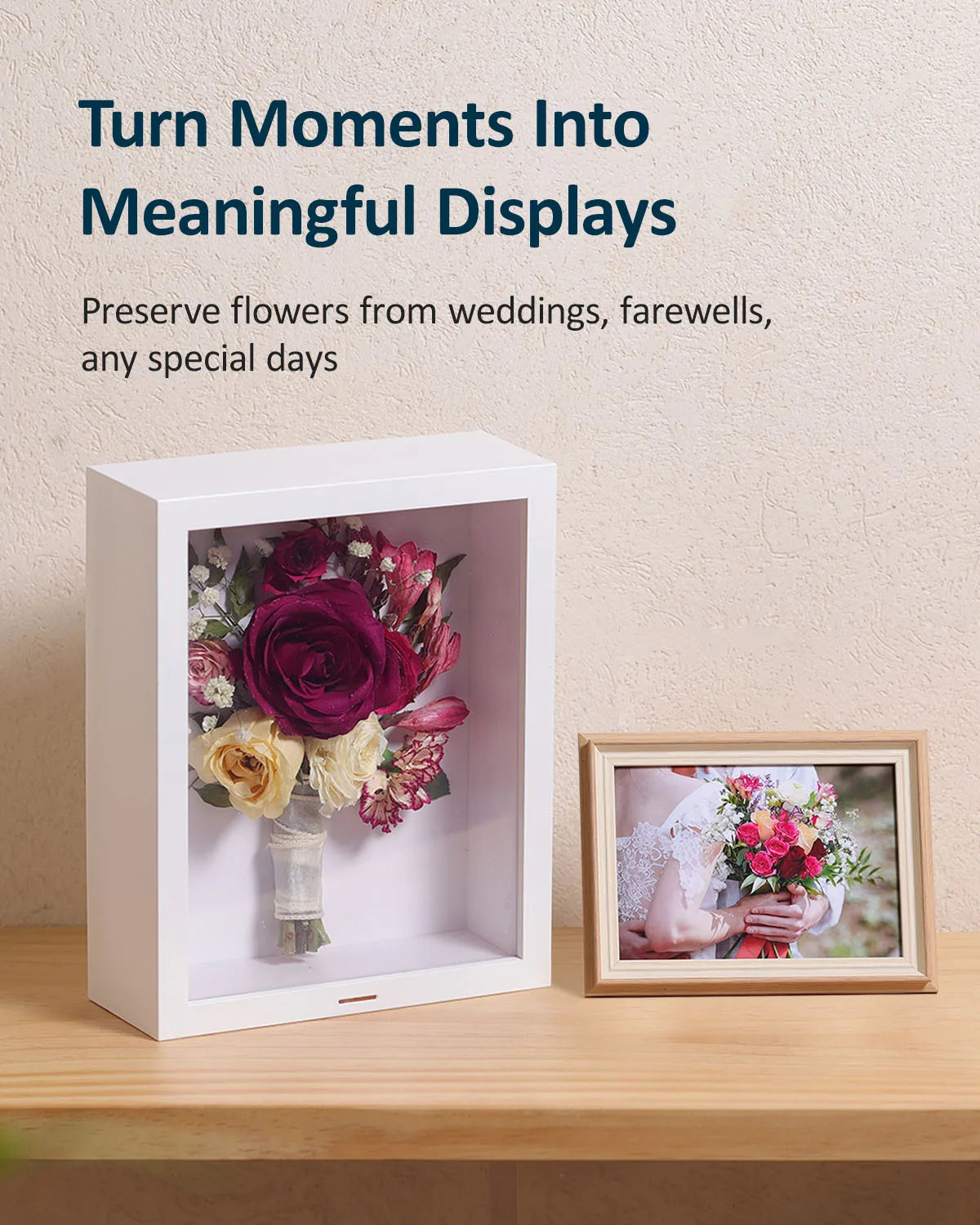 Hign-concerned Wisedry Shadow Box Frame With Airtight Seal