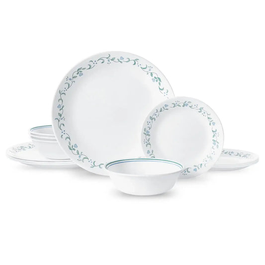 Corelle Country Cottage Dinnerware Set 12 Piece Collection