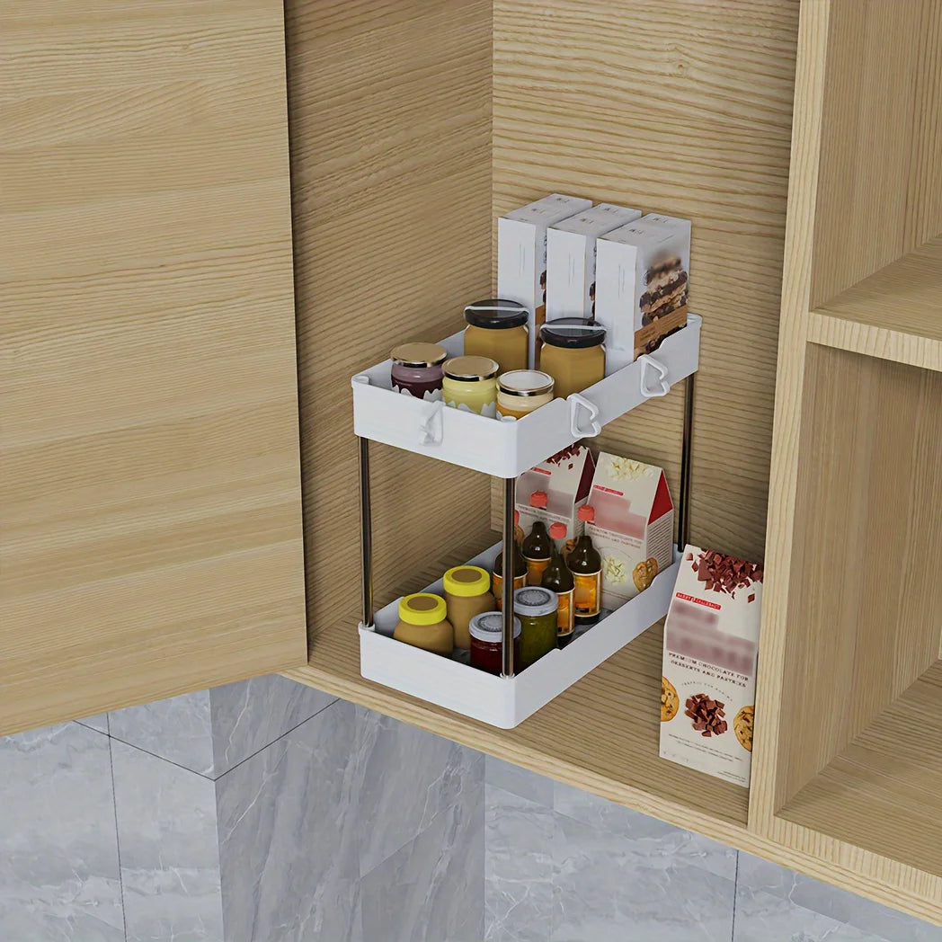 3pcs Under Bathroom Sink Organizers for Kitchen and Bath