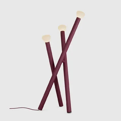 Nordic Floor Lamp Creative Orange Tripod Standing Lamp Artistic Room Decoration Simple Lounge Designer Lamp