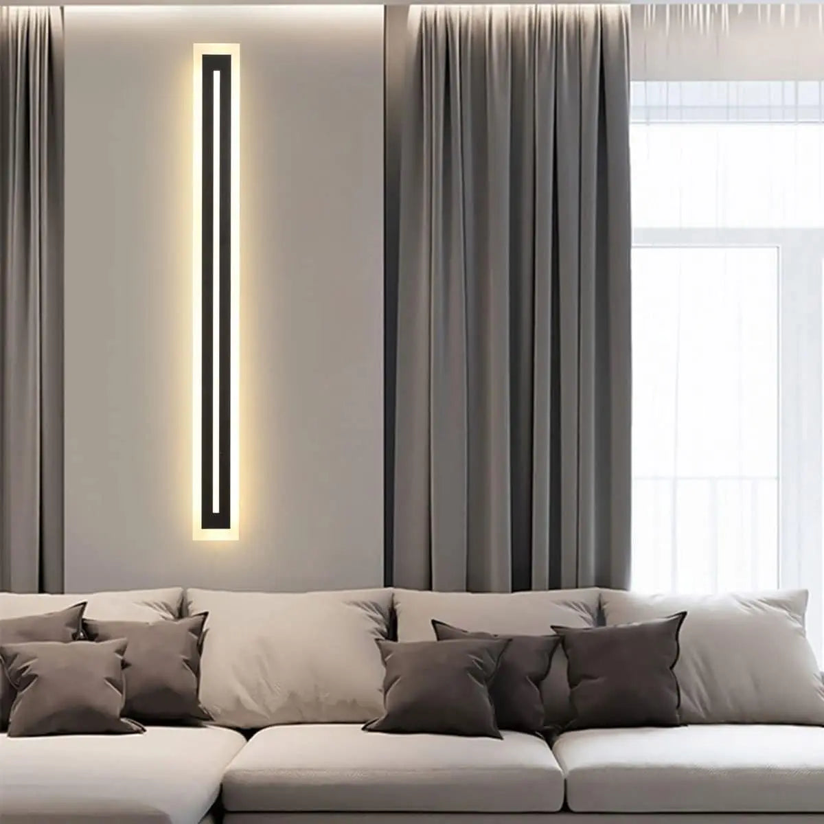 Outdoor Long Strip Modern LED Wall Lighting Fixture Lamps