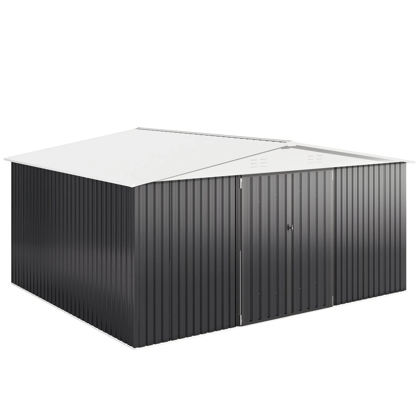 Polar Aurora Galvanized Steel Storage Shed Lockable Hasp