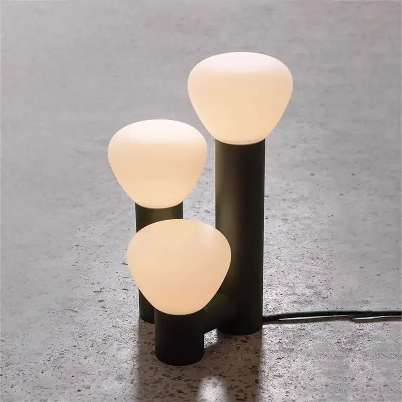 Nordic Floor Lamp Creative Orange Tripod Standing Lamp Artistic Room Decoration Simple Lounge Designer Lamp