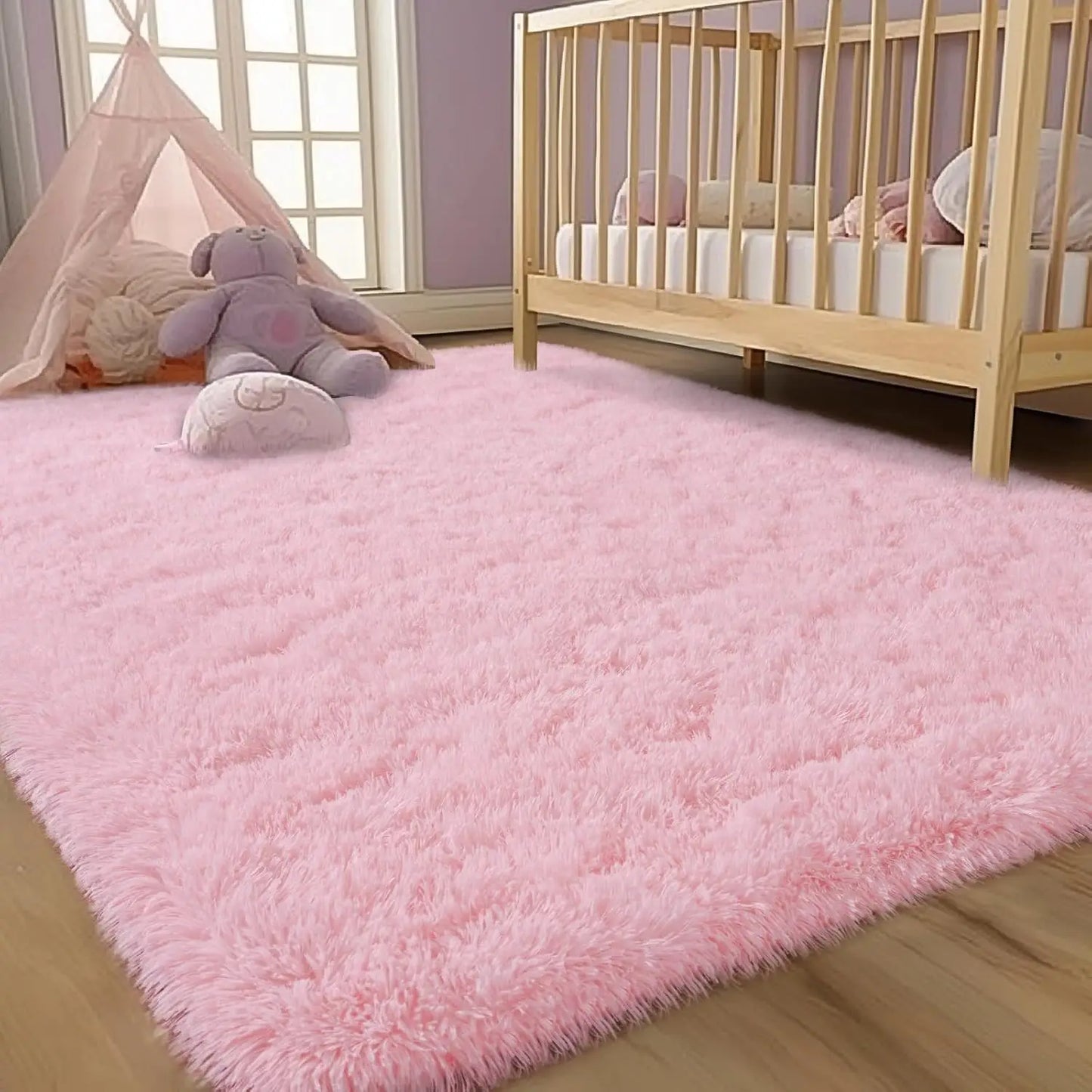 Fluffy Rug Indoor Plush Soft Carpet for Living Room Area Rug