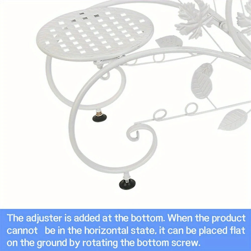 Set Of 2 DIY Matching Plant Stand Entryway Garden Wedding Flower Shelf Rack Decor