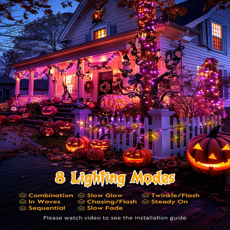 Zhejiang Solar 200LED Halloween Fairy Lights IP44 Waterproof