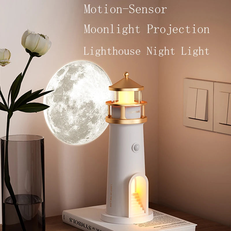 Lessdot Moon Lamp Lighthouse Nighttime Light Bluetooth