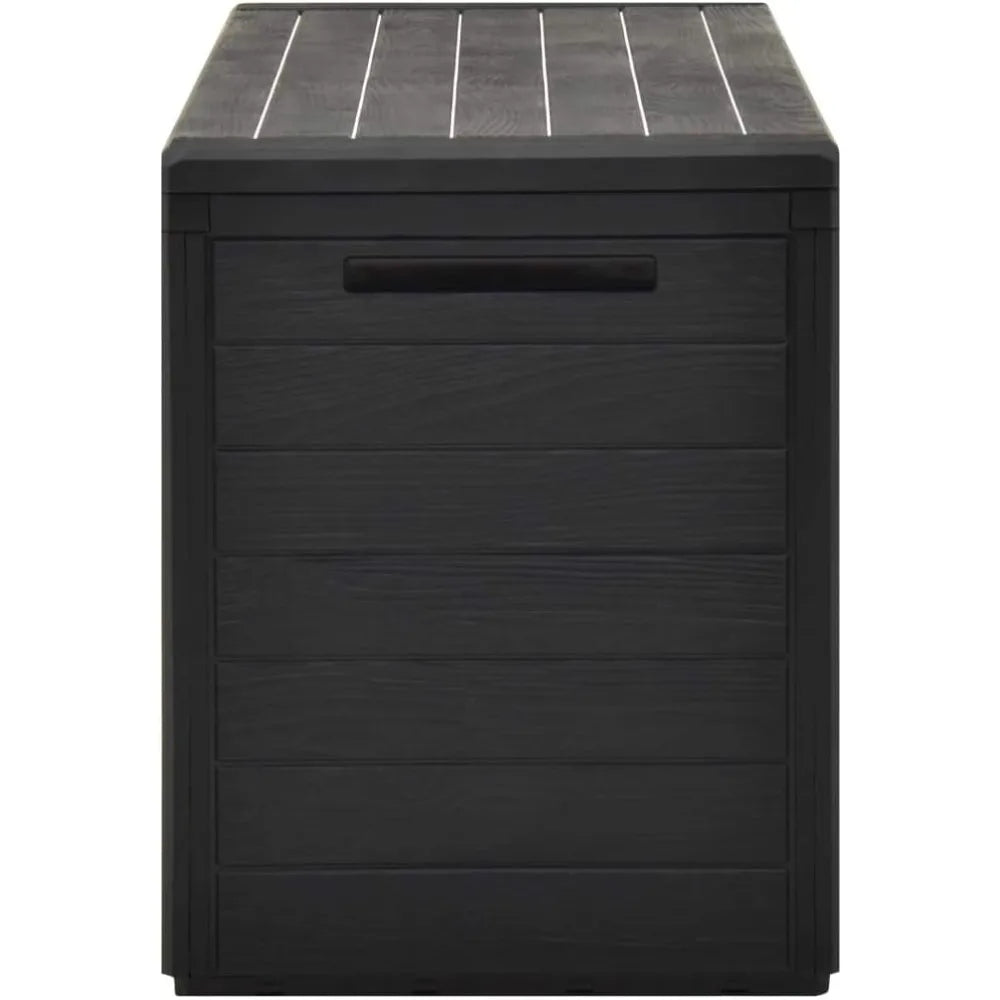 Outdoor Rattan Storage Box All Weather Deck Box For Patio