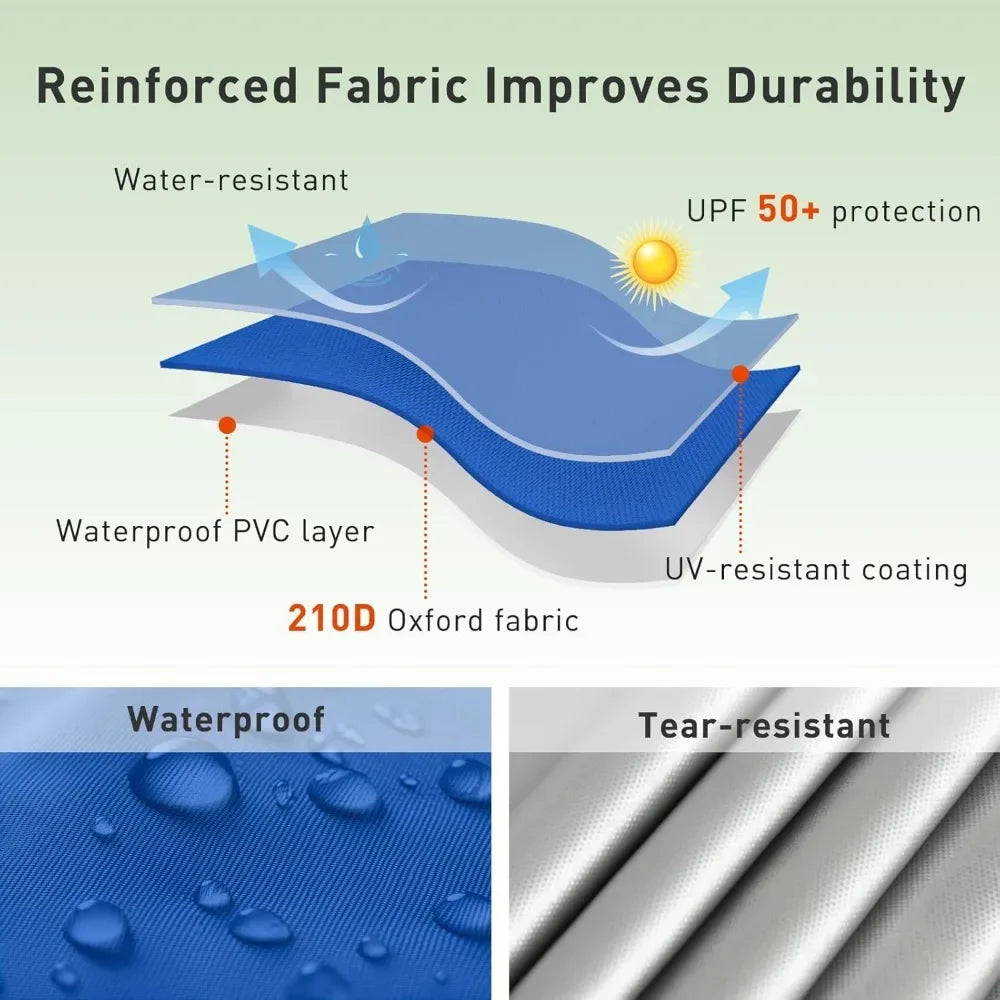 Cover Area Easy Up Canopy Tent UV Resistant Waterproof