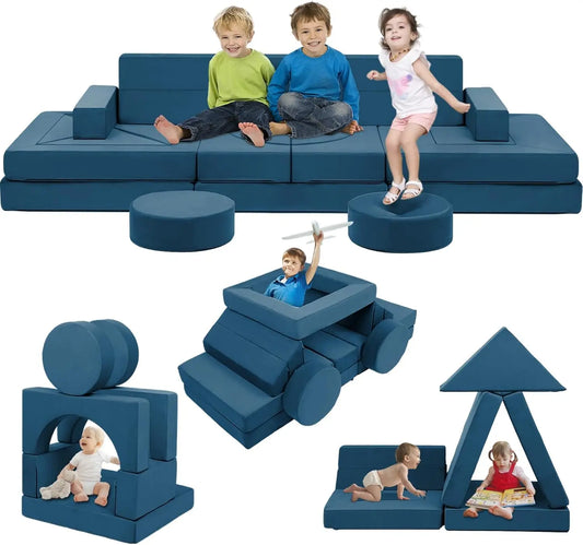Helong Modular Kids Play Couch 22Pcs Inspiring Creativity
