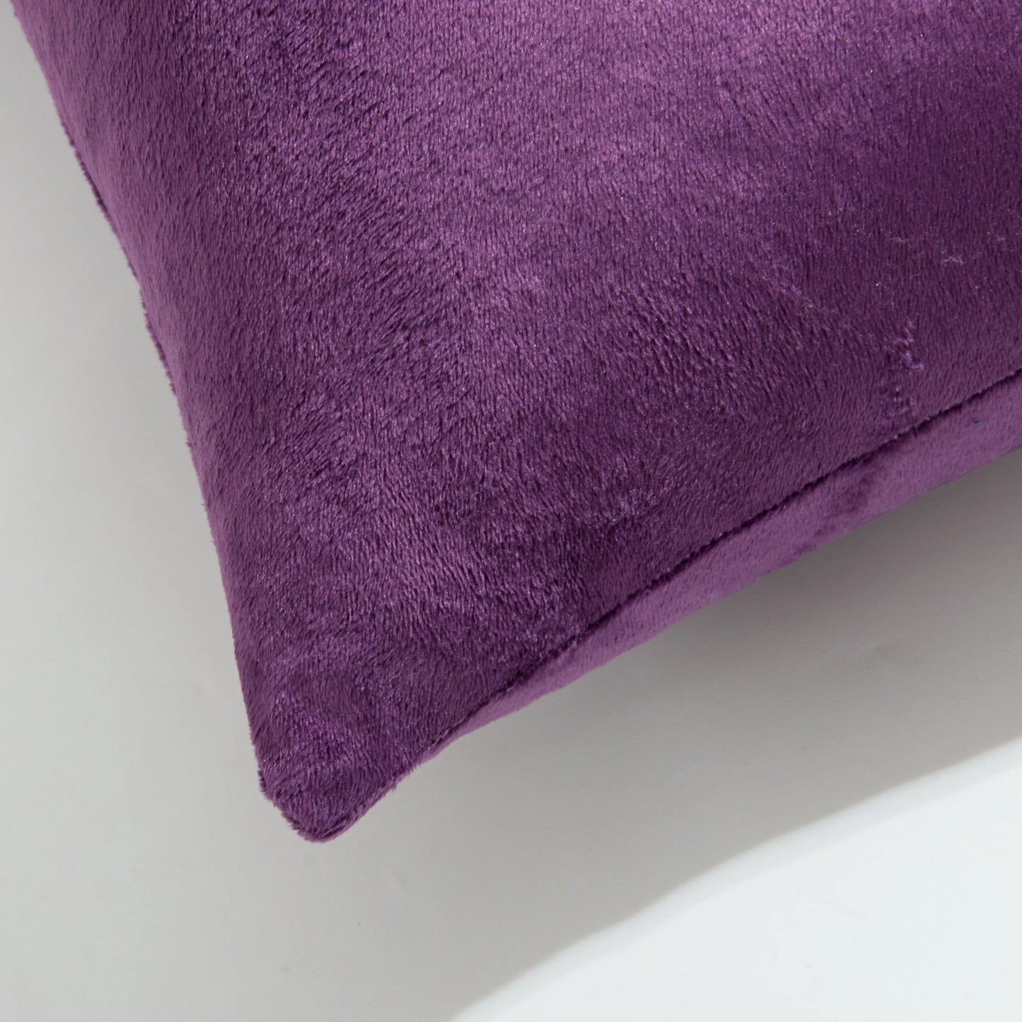 Ntbay 2 Pack Velvet Hidden Zippered Pillowcases Super Soft Cozy