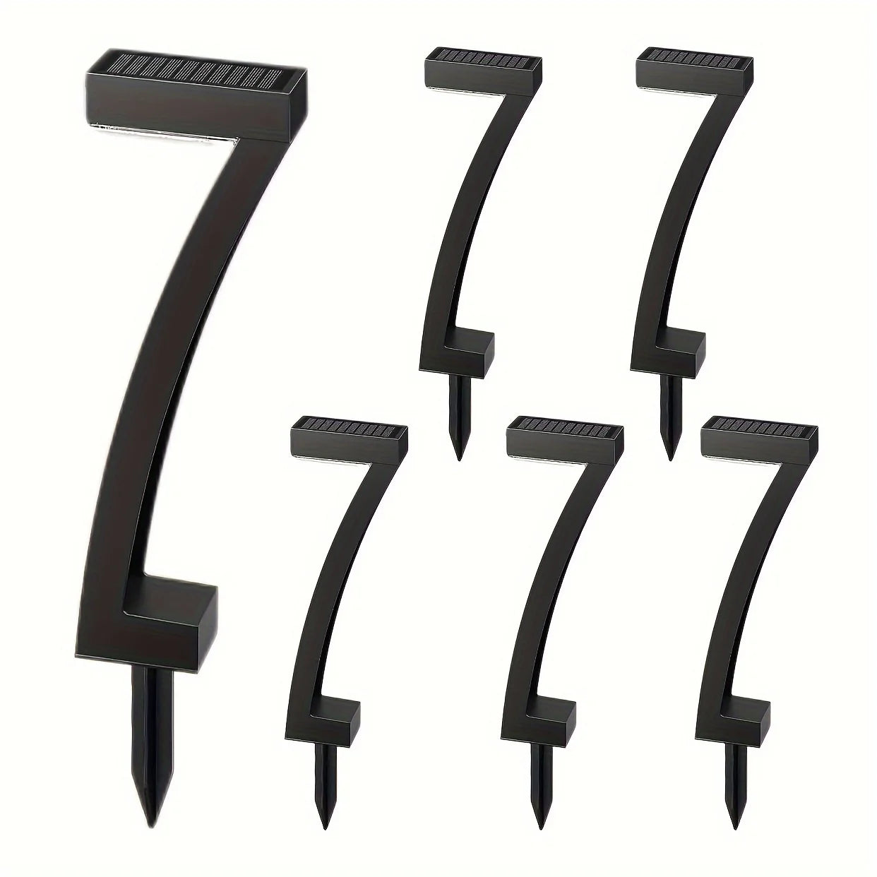 6Pack Bright Solar Outdoor Lights Pathway for Yard Walkway