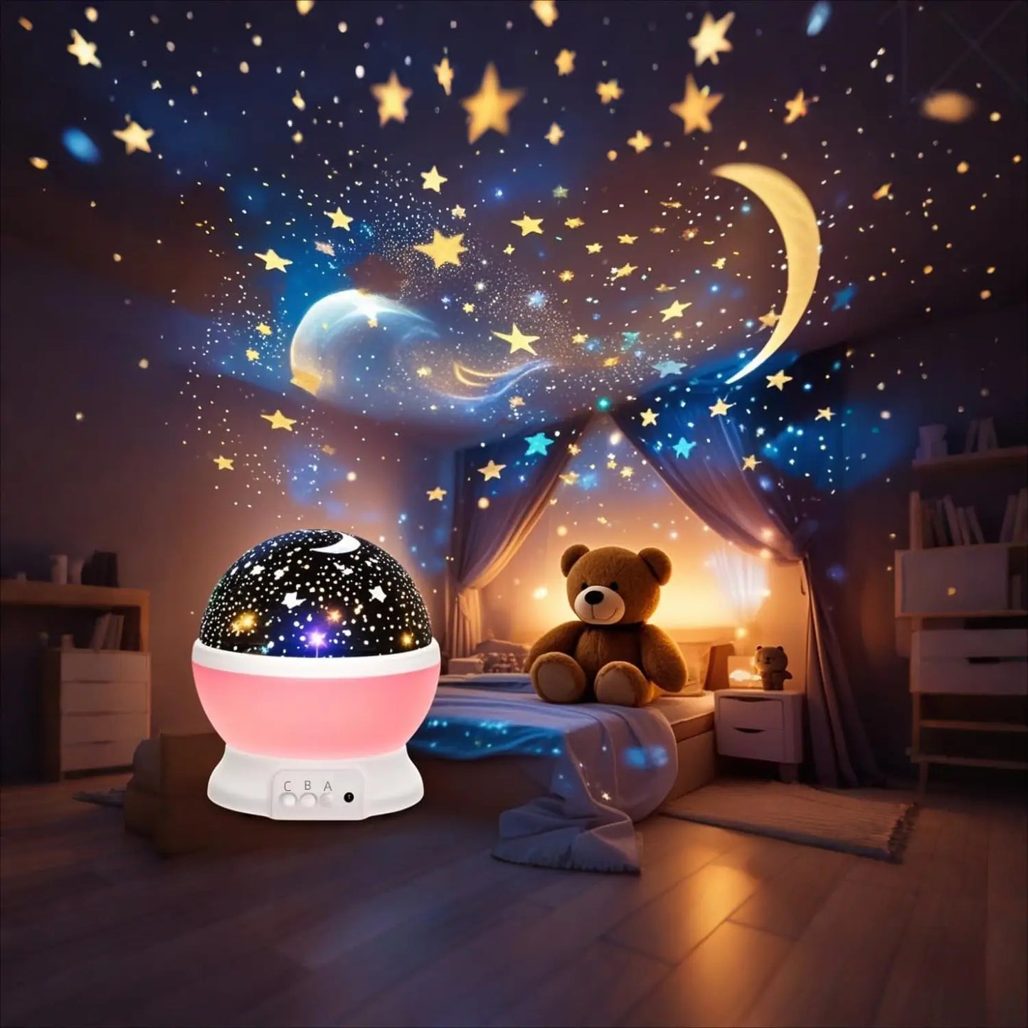 Starlight N Star Projector Night Light For Kids Bedroom