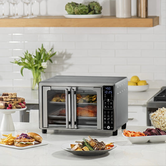 6 Slice Digital Oven Air Fryer Easy to Cook Variety of Dishes Perfect for Party Dinners