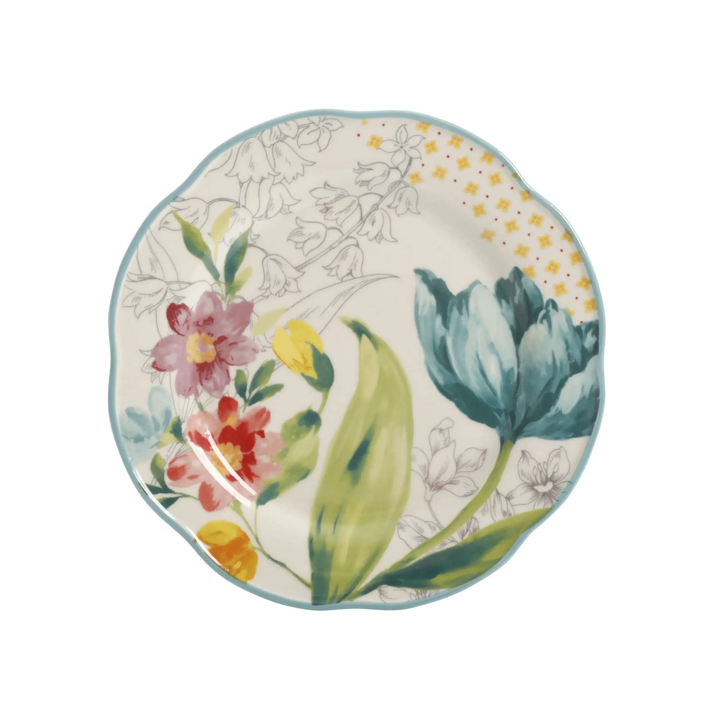 White Ceramic 12-Piece Dinnerware Set
