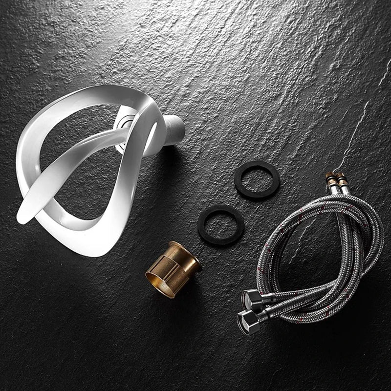 Wanmivezlo Waterfall Deck Mounted Basin Faucet for Bathroom