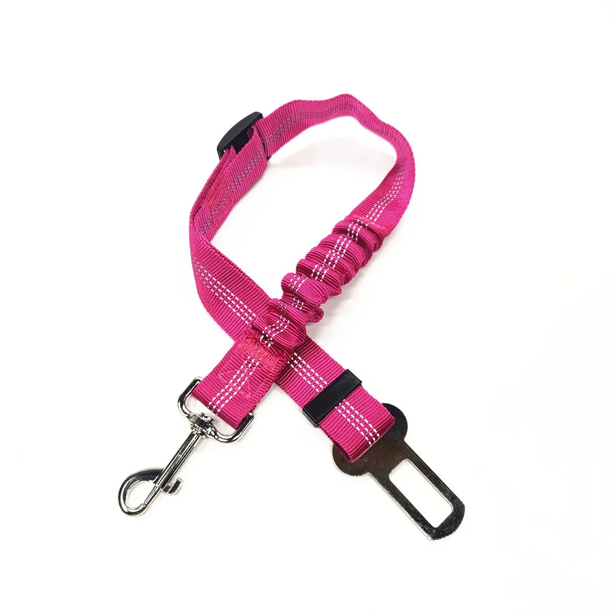Pet Dog Car Seat Belt Retractable Elastic Reflective Safety Traction Rope Harness Accessories