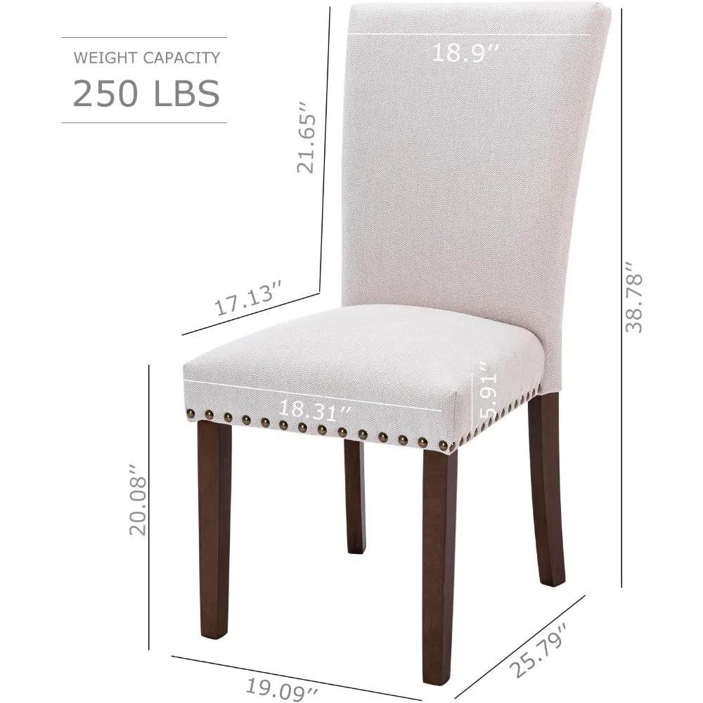 High Back Upholstered Dining Chairs For Round Tables