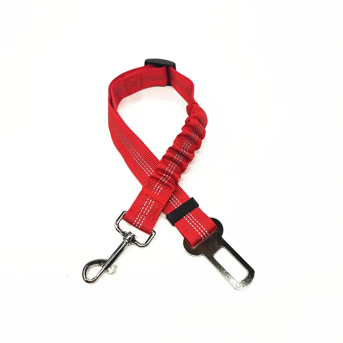 Pet Dog Car Seat Belt Retractable Elastic Reflective Safety Traction Rope Harness Accessories