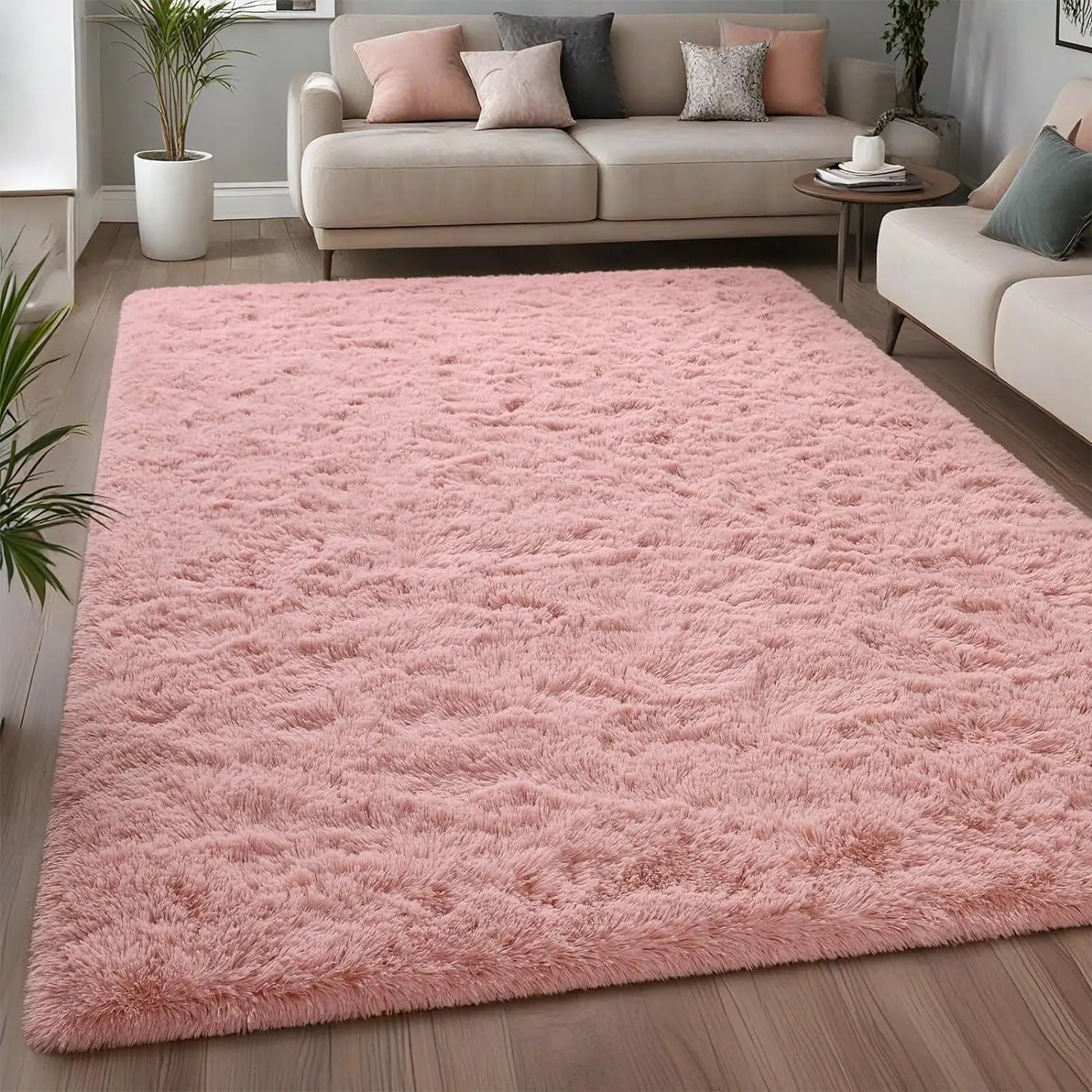 Fluffy Rug Indoor Plush Soft Carpet for Living Room Area Rug