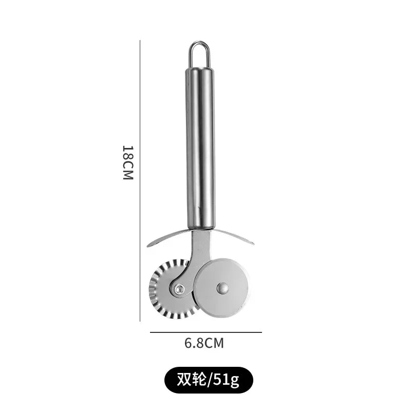 1pcs Pizza Rolling Pin Punch Pastry Roller Pin Biscuit Dough Pie Hole  Embossing Dough Roller Lattice Craft Baking Cooking Tool