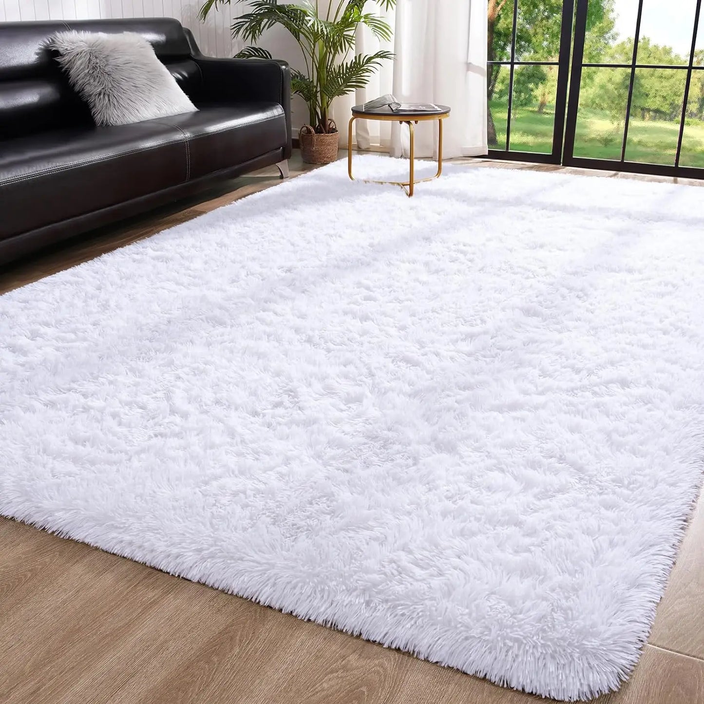 Fluffy Rug Indoor Plush Soft Carpet for Living Room Area Rug