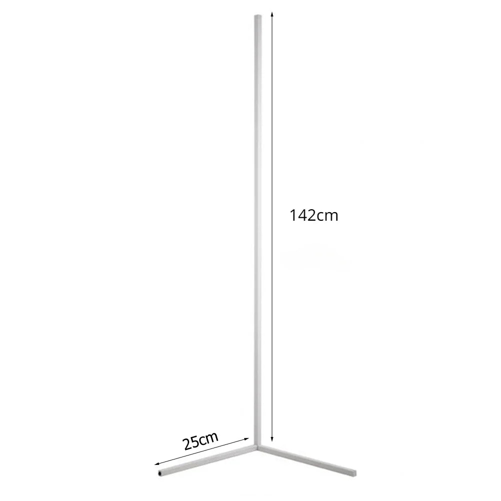 Modern RGB LED Corner Floor Lamp For Living Room Decor