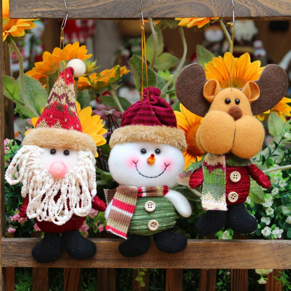 Guangdong Christmas Doll Ornaments Elk Santa Snowman